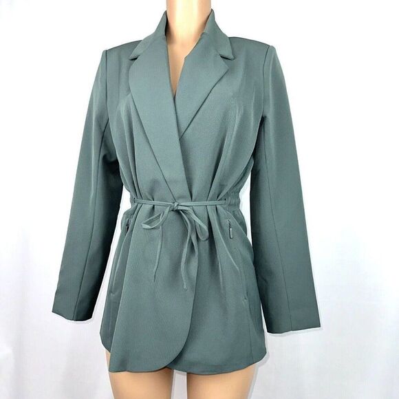 Athleta Jackets & Blazers - Athleta Endless Blazer Jacket Womens 4 Sage Green Stretch Primatwill NEW